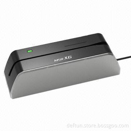 Manual Swipe Magnetic Card Reader/Writer, Plug-and-play Function Without USB Driver Design